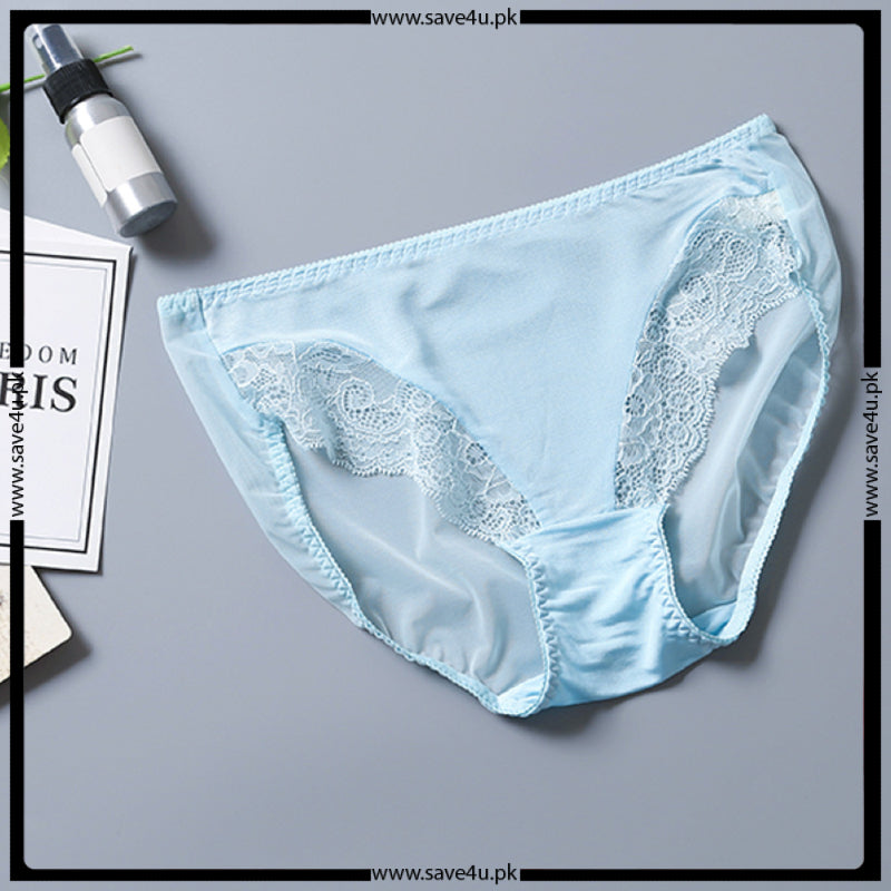 Pack of 3 Nylon Trim Lace Design Panties