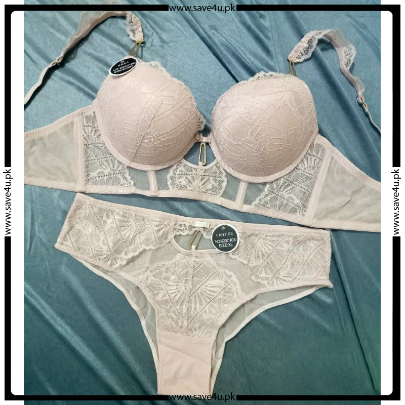 Luxe Sheer Net Seductive Bra Set