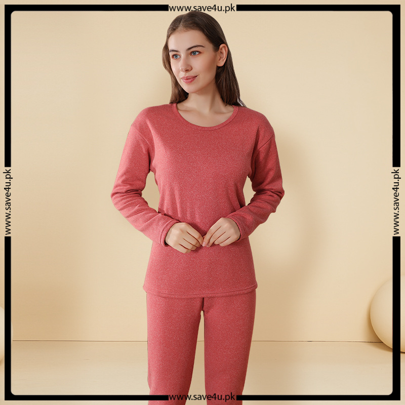 Ultra-SoftThermal Warm Fleece Pajama Suit