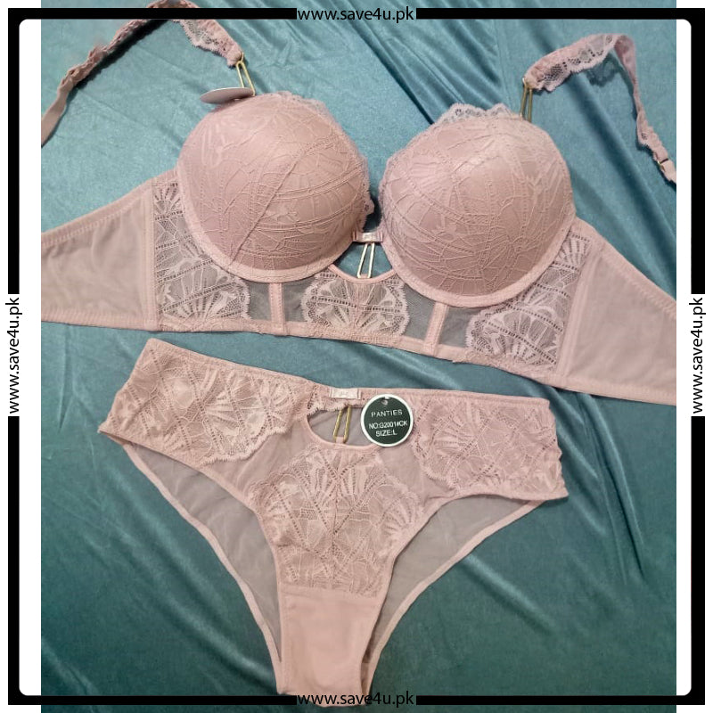 Luxe Sheer Net Seductive Bra Set