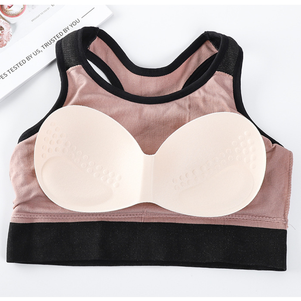 Pack of 2 Thin Padded Wireless Bra