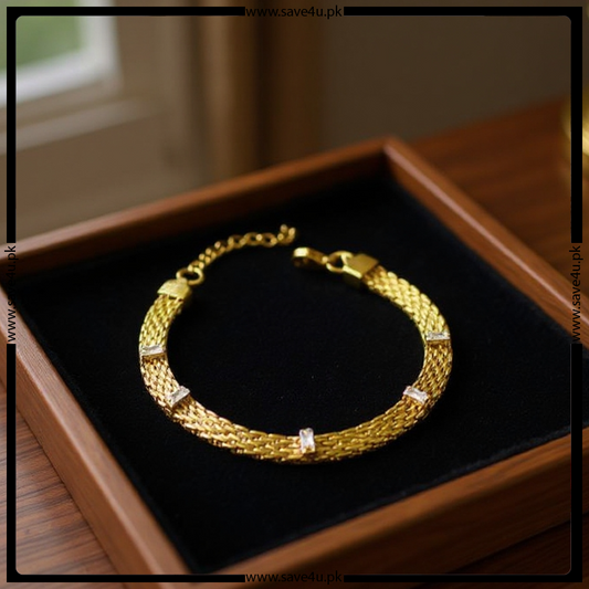 Gold Color Imported Chain Bracelet