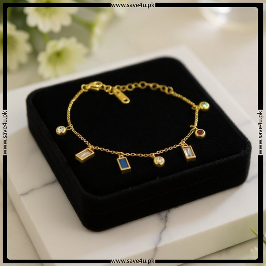 Gold Color Imported Chain Bracelet