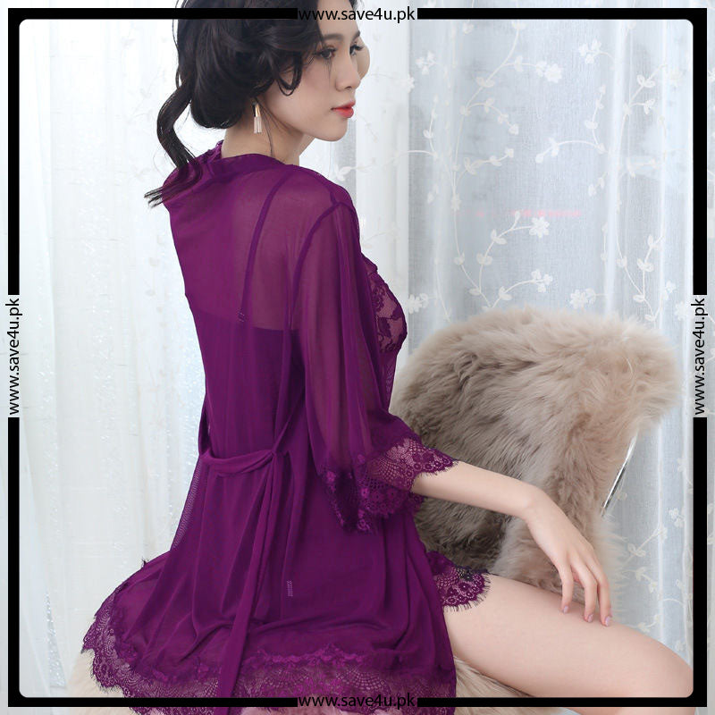 Women Lingerie Nightwear with Panty/G-String