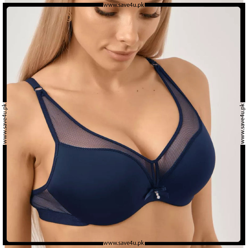 Soft Nylon Thin Padded Wired Bra