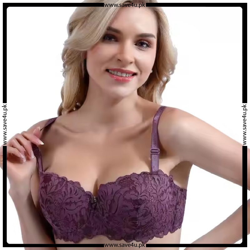 Full Lace Underwired Bra with Soft Padding