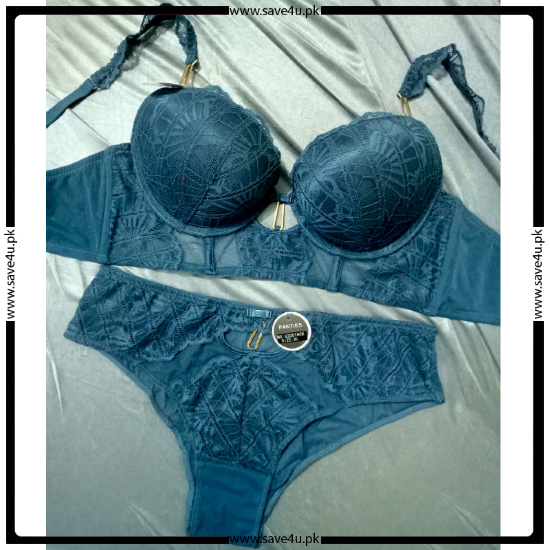 Luxe Sheer Net Seductive Bra Set