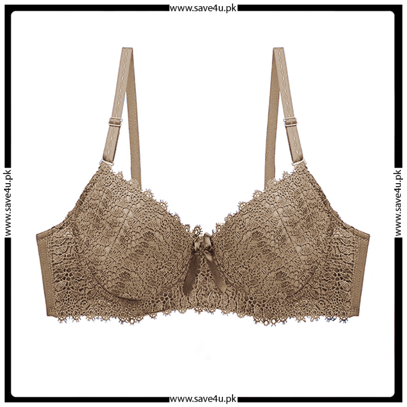 Fancy Lace Push Up Lightly Lined Underwire Bra