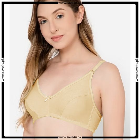 Lace Trim Non Padded Cotton Bra (Softy Bra)