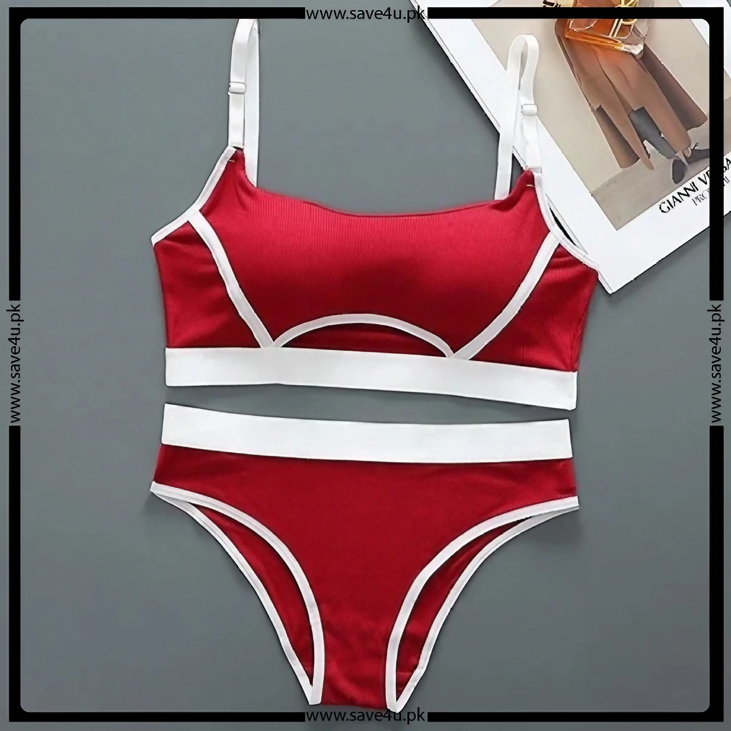 Soft Removable Padded Sports Bra Set
