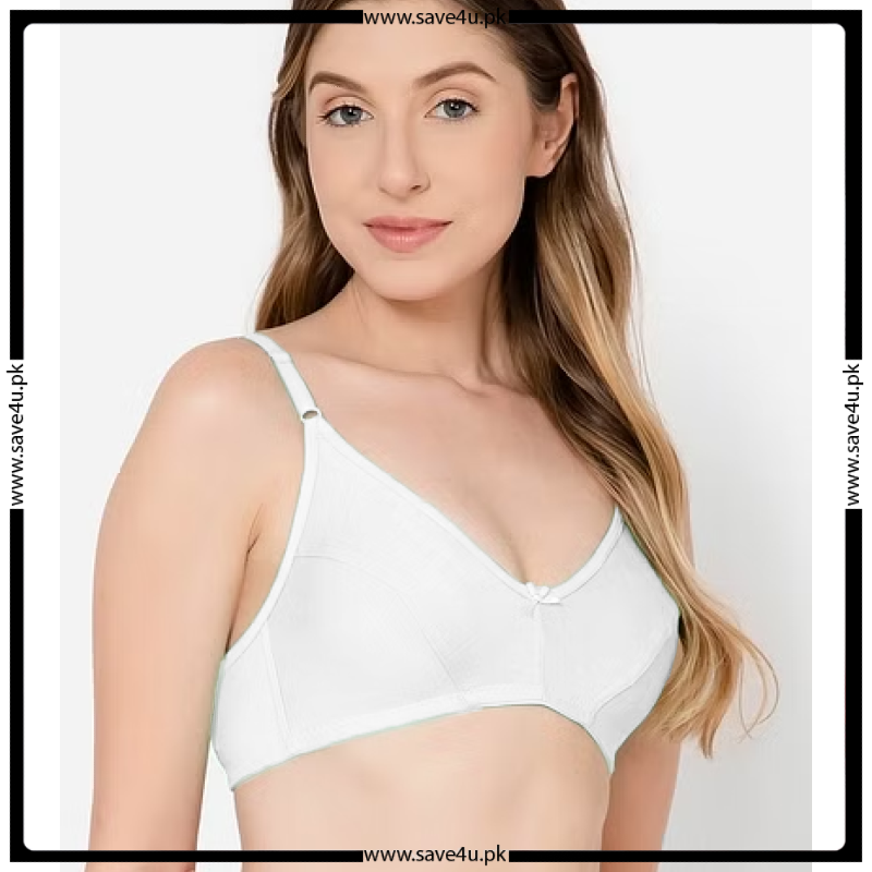 Lace Trim Non Padded Cotton Bra (Softy Bra)