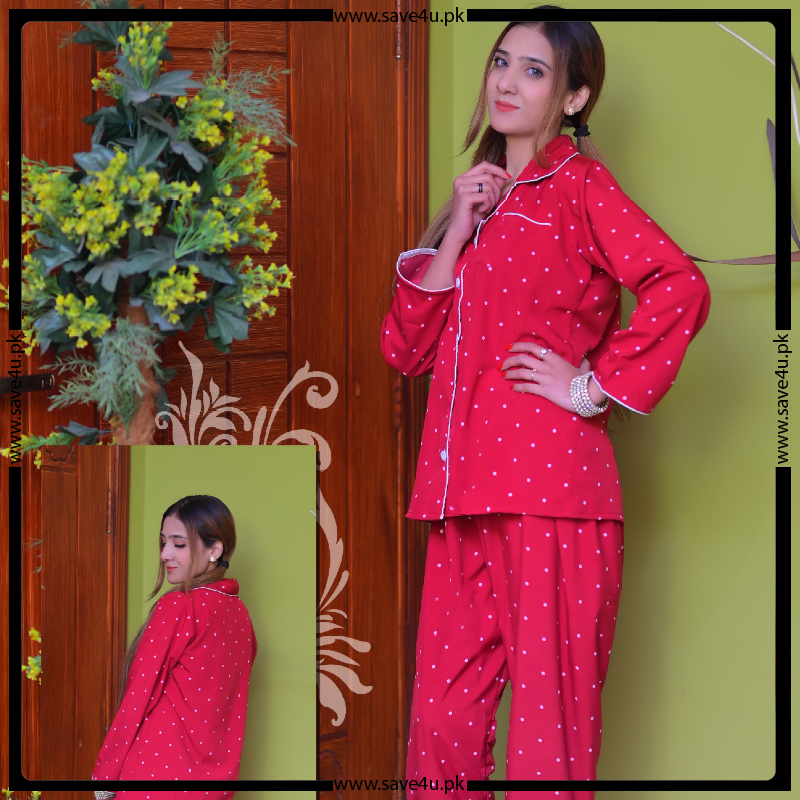 Classic Full Sleeves Pajama Set For Ladies