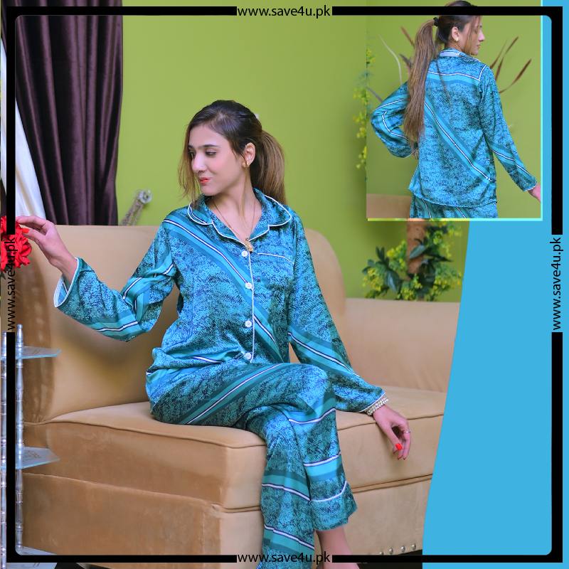 Full Sleeves Modern Elegant Pajama Set
