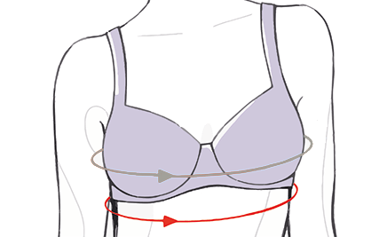 HOW TO MEASURE BRA SIZE