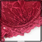 Ladies Floral Lace Design Push-up Padded Wired Bra Set