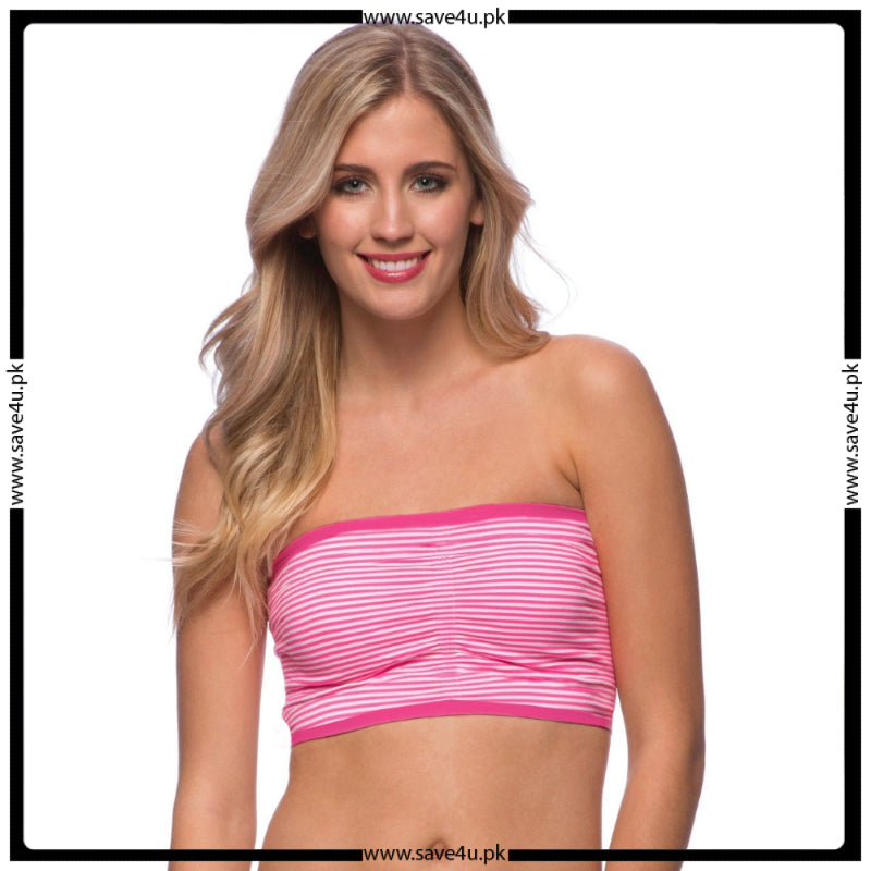 Pack of 2 Strapless Padded Wireless Bra