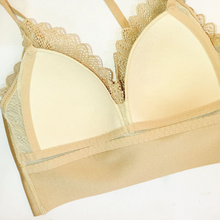 Load image into Gallery viewer, Floral Lace Design Pull Over Lightly Bra
