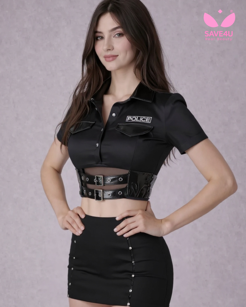 Authority Chic Set With Leg Stocking