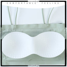 Load image into Gallery viewer, Ladies Thin Padded Soft Nylon Strapless Bra
