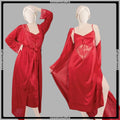 2 Pcs Effortless Elegance Satin Silk Nighty