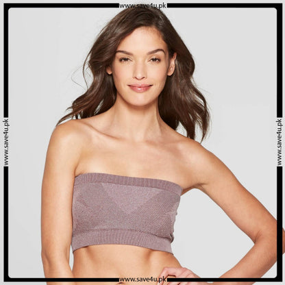 Pack of 2 Strapless Padded Wireless Bra