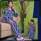 Every Day Strips Style Long Pajama Set
