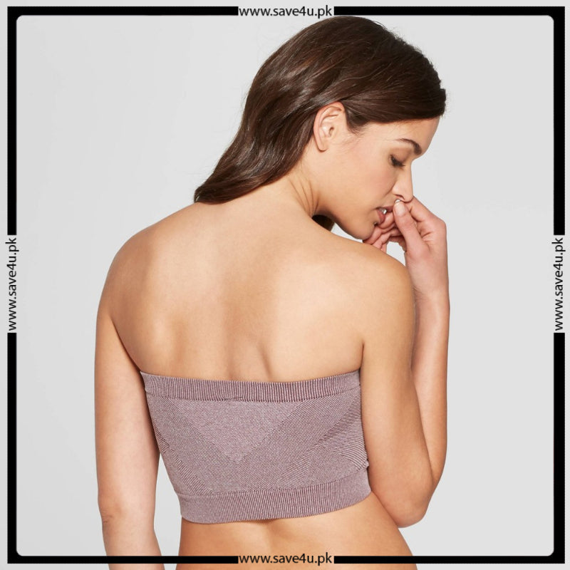 Pack of 2 Strapless Padded Wireless Bra