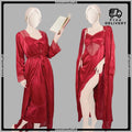 2 Pcs Effortless Elegance Satin Silk Nighty