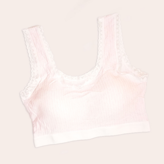 Ladies Wireless Thin Padded Cotton Comfy Bra