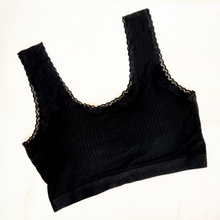 Load image into Gallery viewer, Ladies Wireless Thin Padded Cotton Comfy Bra
