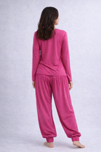 Relaxed Fit Soft Cotton Lounge Pajama Set