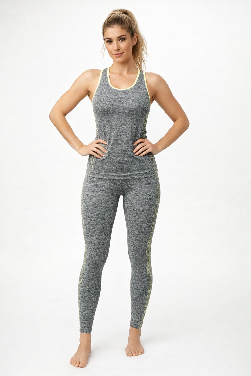 2-Pcs Workout Yoga Active wear Suit
