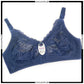 Non-Padded Floral Lace Design Comfy Wireless Bra
