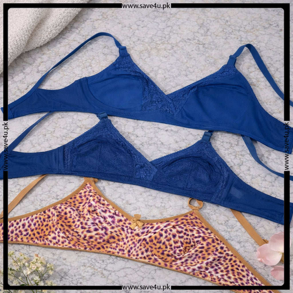 Pack of 3 Soft Dailywear Bras