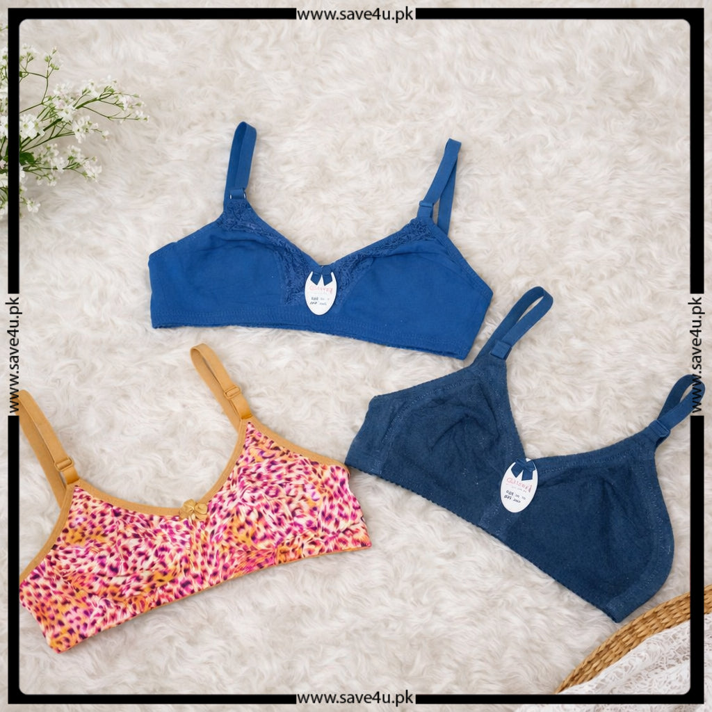 Pack of 3 Soft Dailywear Bras