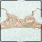 Lace Trim Non Padded Jersey Bra