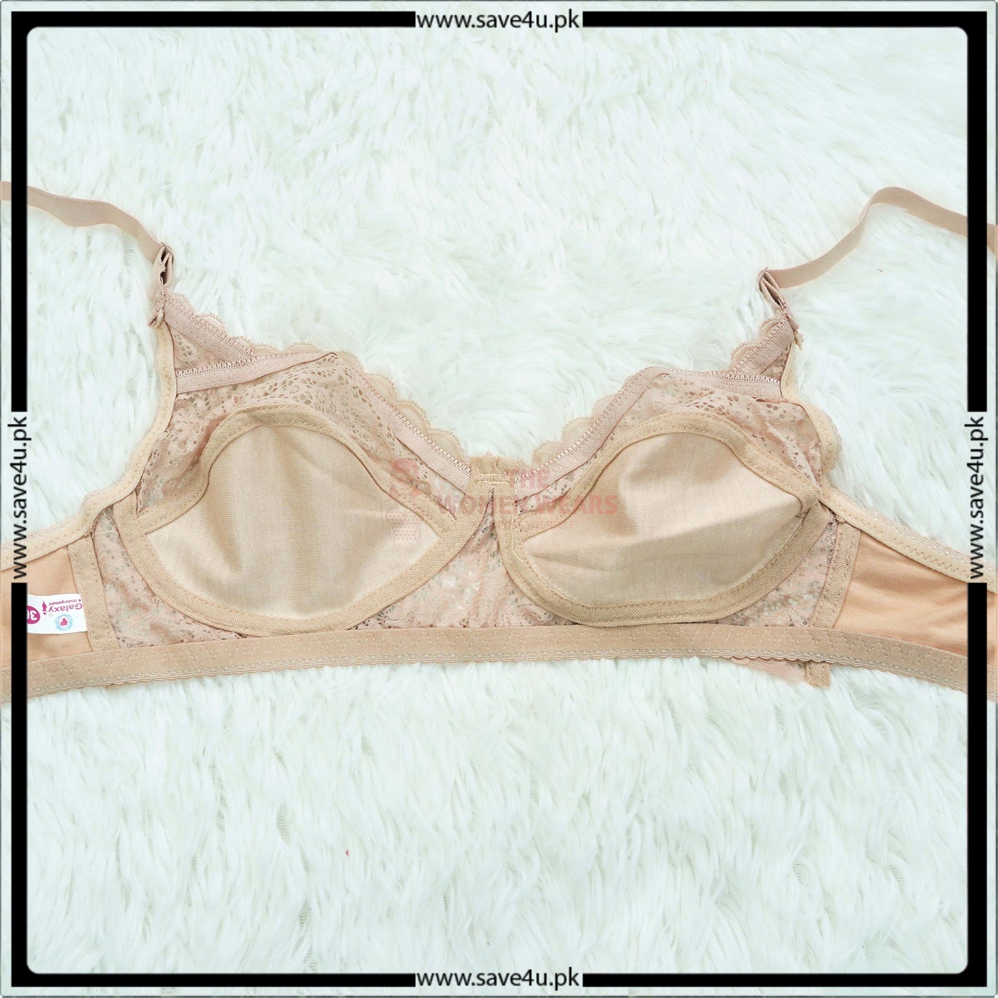 Lace Trim Non Padded Jersey Bra
