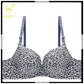 Printed Double Padded Seamless Push Up Bra