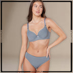Polka Dotted Softly Padded Bra Set