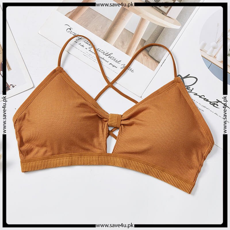 Bow Knot Soft Removable Cups Bra