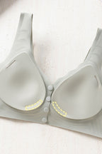CloudSoft Front Button Seamless Comfort Bra
