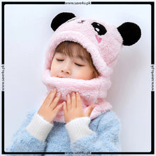 Load image into Gallery viewer, Kids Bliss Warm Thick Fleece Cap &amp; Scarf Set
