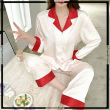Load image into Gallery viewer, Chic Comfortable Satin Pajama Set
