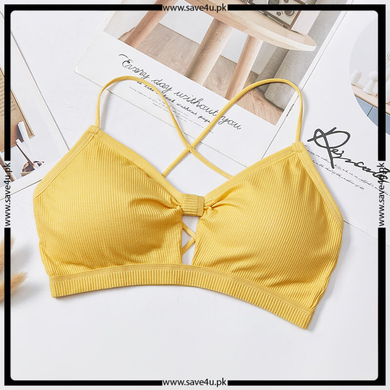 Bow Knot Soft Removable Cups Bra