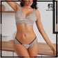 Exotic Bra And Thong Bikini Lingerie Set