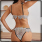 Exotic Bra And Thong Bikini Lingerie Set