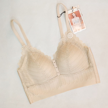 Load image into Gallery viewer, Floral Lace Design Pull Over Lightly Bra
