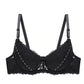 Floral Design Wired Thin Padded Bra