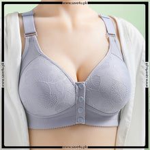 Load image into Gallery viewer, Front Button Thin Padded Non wired Bra
