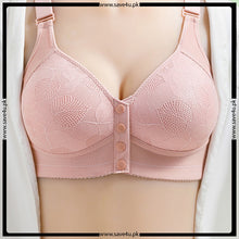 Load image into Gallery viewer, Front Button Thin Padded Non wired Bra
